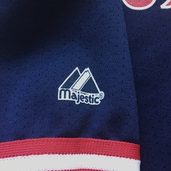 π
ΊβΎοΈ Vintage Majestic MLB Red Sox Jersey Nomar Garciaparra # 5 - Picture 5 of 10